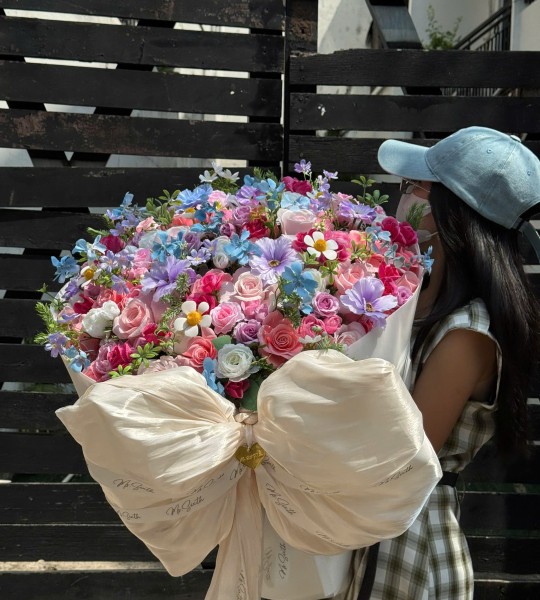 Bó hoa nhiệt đới size L+